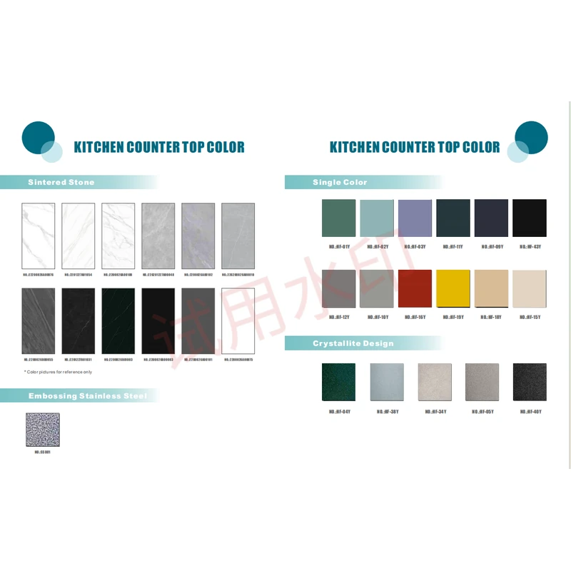 เคลือบสี 304 สเตนเลส สตีล ครัวกลางแจ้ง ตู้