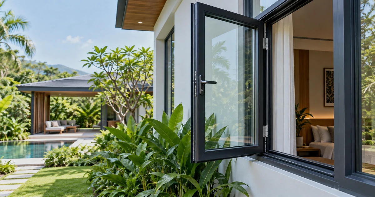 ภาพประกอบ Thermal-break casement window: คู่มือเลือกใช้สำหรับบ้านไทย