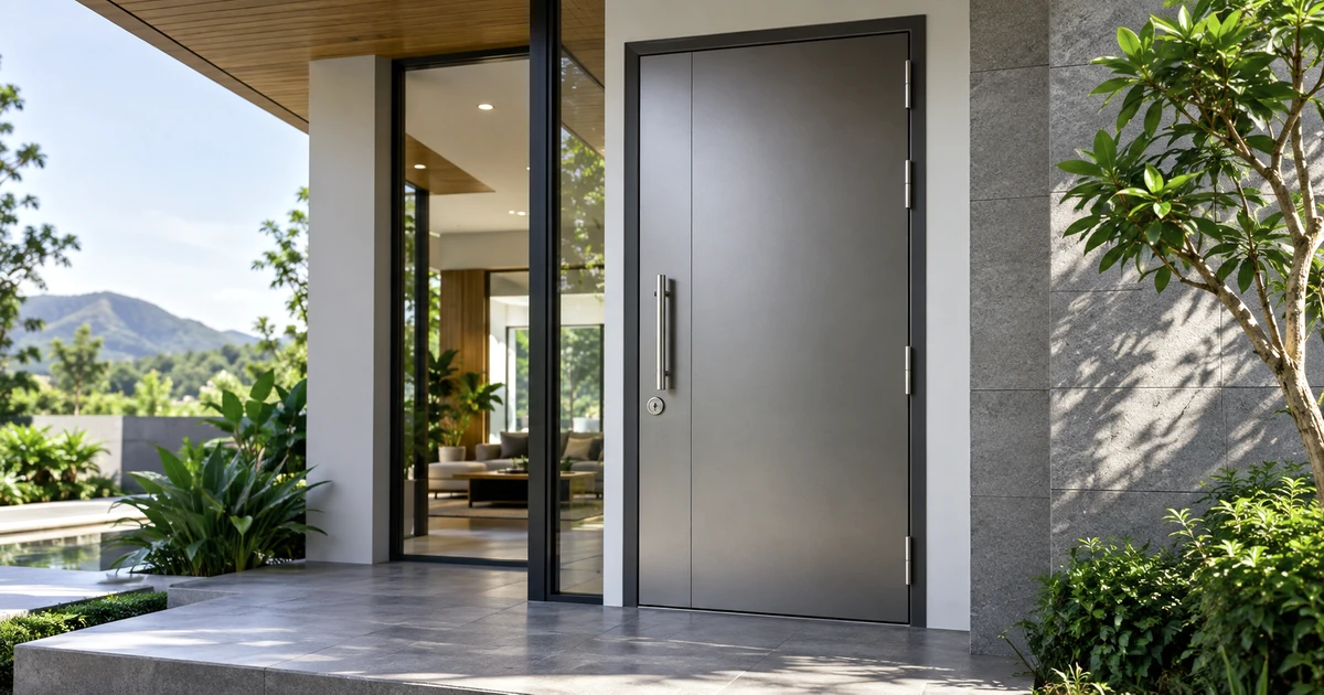 ภาพประกอบ Aluminum hinged door: คู่มือเลือกใช้สำหรับบ้านไทย