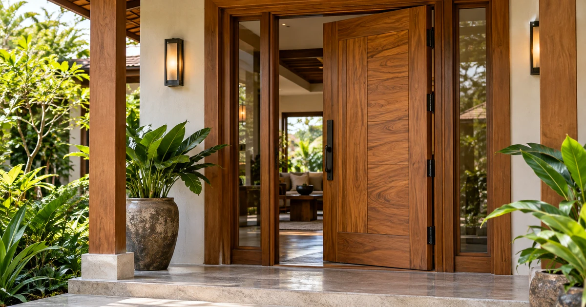 Solid wood door: คู่มืออ่านสเปกและวางแผนติดตั้ง | Forge Windows