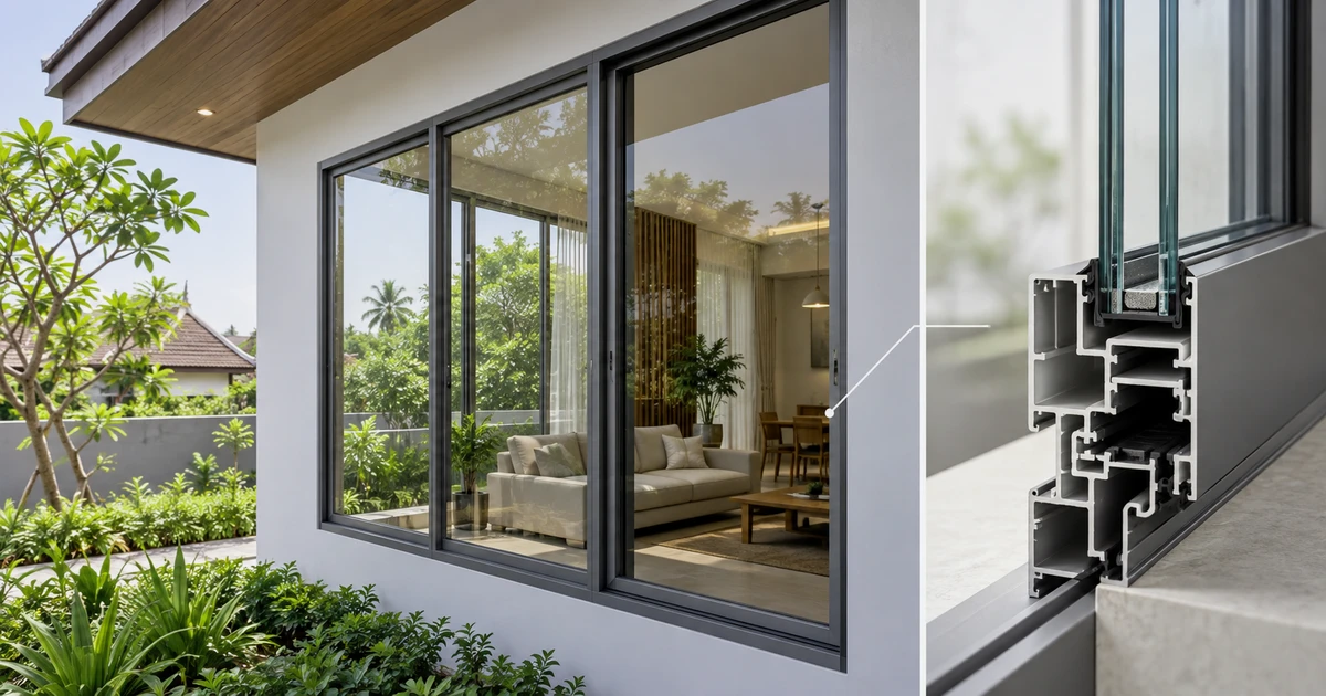 Wood-plastic composite (WPC) doors & windows: คู่มืออ่านสเปกและวางแผนติดตั้ง | Forge Windows