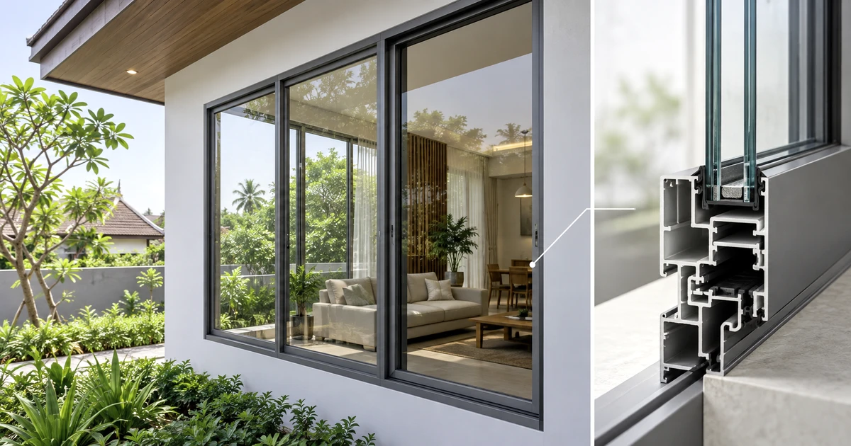 Louver window: เปรียบเทียบข้อดี ข้อจำกัด และการใช้งาน | Forge Windows