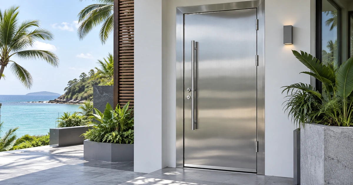 Stainless steel door: ระดับการป้องกันและรายการตรวจรับ | Forge Windows