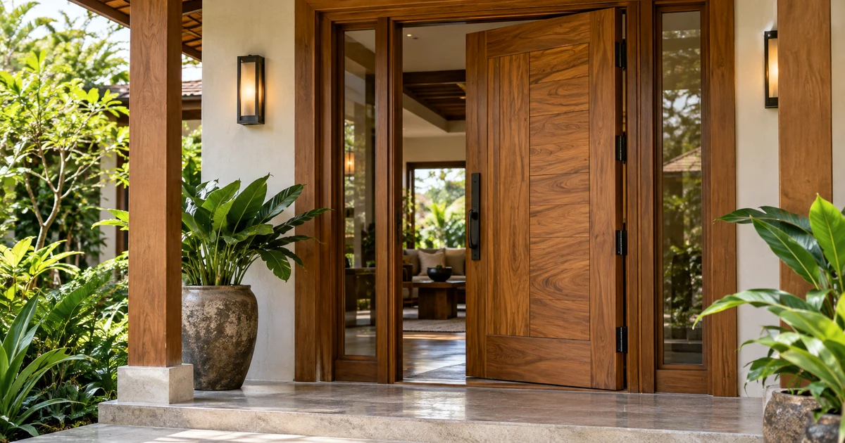 Solid wood door: คู่มืออ่านสเปกและวางแผนติดตั้ง | Forge Windows